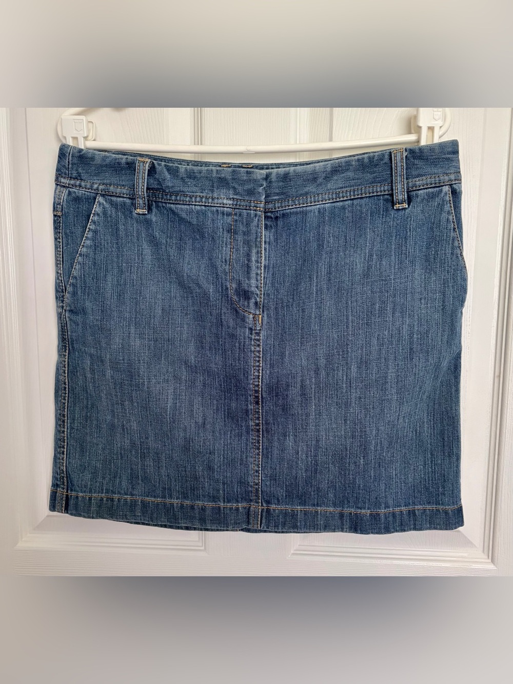 LOFT Medium Blue Denim Skirt